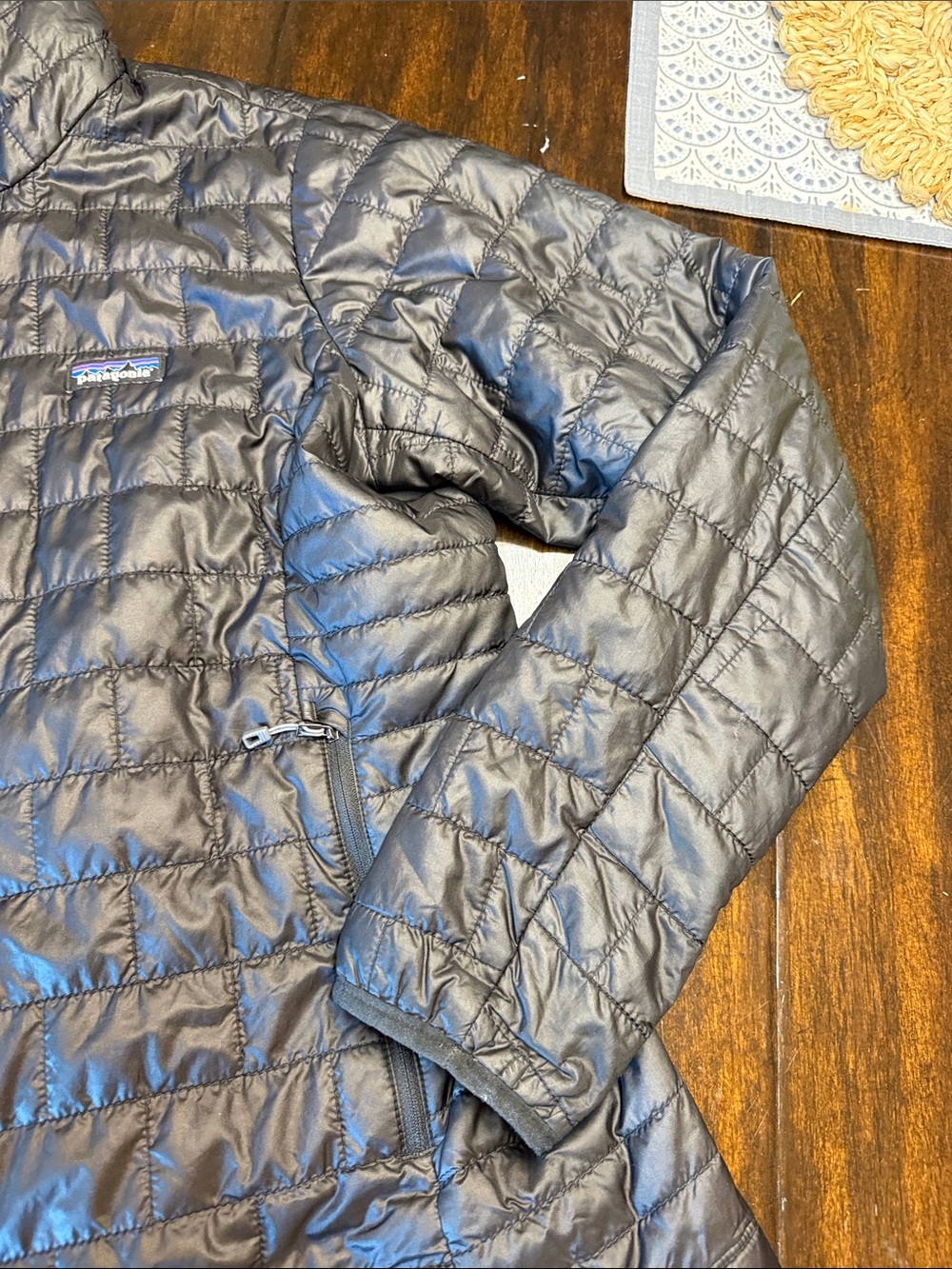 Patagonia Quilted Puffer Jacket — Gray - Picture 4 of 8